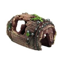 Decorações De Resina Em Forma De Barril Artificial Para Aquários E Paisagismo