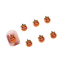 Decorações De Unhas De Halloween Em Resina Com Fantasmas E Abóboras, 20 Peças, Charms De Arte De Decorações De Unhas De Halloween Em Resina Com Fantasmas E Abóboras, 20 Peças, Charms De Arte De