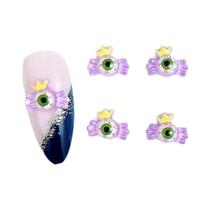 Decorações De Unhas Halloween 3D Em Resina Com Tema De Anjo, Fantasma, Abóbora E Monstro, 50PCS DIY
