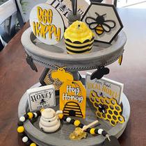 Decorações decorativas para bandejas ROTORS Bee Day 10 peças