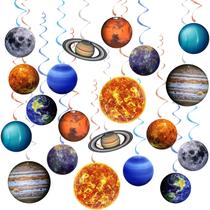 Decorações em espirais suspensas Osom Solar System Theme x20