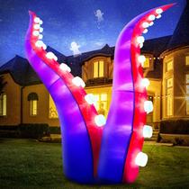 Decorações infláveis de Halloween DomKom Octopus Tentacles 6FT