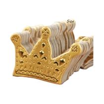 Decorações Para Bolos Com Coroa De Princesa Dourada, 50 Peças, Topper Para Casamento E Aniversário