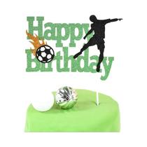 Decorações Para Bolos De Aniversário De Futebol Infantil, Topper De Cupcake, Ferramenta De
