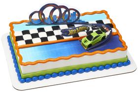 Decorações para bolos DecoSet Hot Wheels Drift com carro de corrida