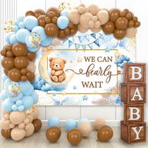 Decorações para chá de bebê DataMoon We Can Bearly Wait Decorações para chá de bebê DataMoon We Can Bearly Wait