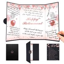 Decorações para festas de aposentadoria Roetyce Guest Book Rose Gold Decorações para festas de aposentadoria Roetyce Guest Book Rose Gold