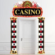 Decorações para festas temáticas de cassino, noite de cinema de cassino, 3 unidades