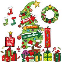 Decorações para Mural de Natal Feliz Natal Decorações para Mural de Natal Feliz Natal