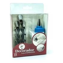 Decorador De Bolo Saco De Plastic Para Confeitar Com 12 Bico