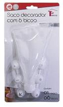 Decorador de Bolo Saco para Confeitar de Plástico + 6 Bicos Colors