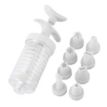 Decorador De Bolo Suporte + 7 Bicos Confeitaria