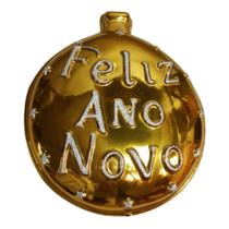 Decorama de acetato metalizado Bolas para Decoração: Feliz Natal, Ano Novo