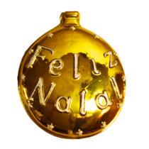 Decorama de acetato metalizado Bolas para Decoração: Feliz Natal, Ano Novo