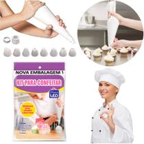 Decorar Bolo Cup Cake Torta Bisnaga Com 8 Bicos Confeitar Decorar Bolo Cup Cake Torta Bisnaga Com 8 Bicos Confeitar