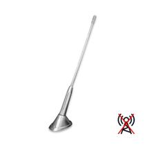 Decorativa - Antena Haste Média Cromada Para Teto Veículo Universal 270mm Parte Traseira Sem Sinal Decorativa - Antena Haste Média Cromada Para Teto Veículo Universal 270mm Parte Traseira Sem Sinal