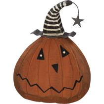 Decorative Sitter Primitives de Kathy Halloween Pumpkin Head