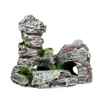 Decorativo Resina Aquário Acessórios, decorativa Grama Verde, Caverna, Mountain View, Peixe, Magalu Marketplace