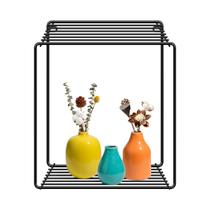 Decore e Organize com o Nicho Prateleira Mini Quadrado Aramado Preto