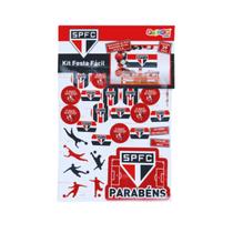 Decore Fácil com Kit Decorativo São Paulo Tricolor Completo