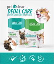 Dedal Care Dedeiras Umedecidas Descartáveis Bucal e Orelhas para cães e gatos PETCLEAN