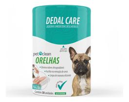 Dedal Care Orelhas Cães E Gatos Limpa Orelha Pet Clean 30un