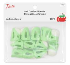 Dedales Dritz Soft Comfort Medianos Verdes, 12 Piezas Dedales Dritz Soft Comfort Medianos Verdes, 12 Piezas