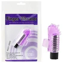 Dedeira Com Mini Vibrador Em Silicone Finger Vibrator Com Saliências Massageadoras - Sexy Import Sex Shop