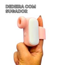 Dedeira com Sugador Clitoriano Vagina Vibrador Feminino Casal Estimulador Massageador Potente USB Recarregável