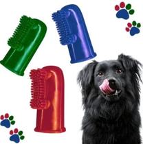 Dedeira Escova de Dente Cachorro Gato Pet Clean Dedeira Escova de Dente Cachorro Gato Pet Clean