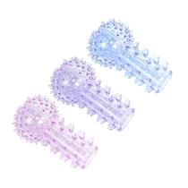 Dedeira Estimulador Clitóris Capa Masturbadora para Dedo Texturizada