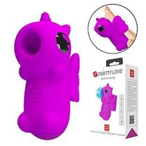 Dedeira Vibrador Masturbador Feminino Sugador de Clitóris 10 modos de Vibração 10 Pulsação