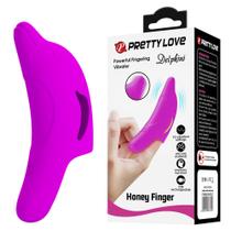 Dedeira Vibratoria Formato de Golfinho Honey Finger Delphini