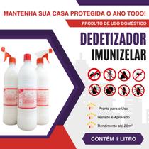 Dedetizador para uso doméstico Imunizelar com borrifador 1 litro