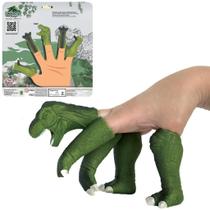 Dedoche De Dinossauro Rex Infantil Brinquedo 5 Peças - Mister Brinque