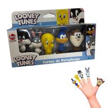 Dedoches Fantoche Looney Tunes Bonecos Em Vinil - Lider 3053