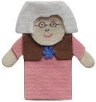 Dedoches Feltro Chapeuzinho 4 Personagens Multicolorido Kits