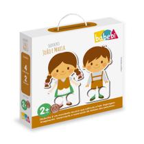 Dedoches João e Maria - Babebi Brinquedo Educativo Madeira