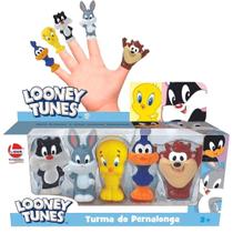 Dedoches Looney Tunes Bonecos de Vinil 5 Personagens Lider