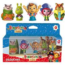 Dedoches Pinóquio Brinquedo Em Vinil Personagens Miniaturas Historinha Com Fantoche De Dedo - Líder Brinquedos