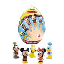 Dedoches Turma Do Mickey No Ovo 5 Fantoches Miniaturas - Líder Brinquedos