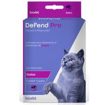 Defend Pro Antipulgas Para Gatos Até 10Kg (1 Pipeta) Defend Pro Antipulgas Para Gatos Até 10Kg (1 Pipeta)