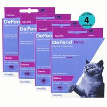 Defend Pro Antipulgas Para Gatos (kit com 4 unidades) - biovet
