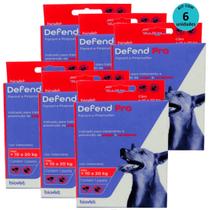 Defend Pro Cães 11 a 20Kg Prevenção de Pulgas e Carrapatos em Cães kit Com 6 Defend Pro Cães 11 a 20Kg Prevenção de Pulgas e Carrapatos em Cães kit Com 6