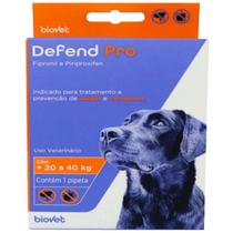 Defend Pro Cães 21 a 40Kg Prevenção de Pulgas e Carrapatos em Cães Defend Pro Cães 21 a 40Kg Prevenção de Pulgas e Carrapatos em Cães