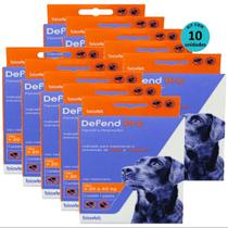 Defend Pro Cães 21 a 40Kg Prevenção de Pulgas e Carrapatos em Cães kit Com 10 Defend Pro Cães 21 a 40Kg Prevenção de Pulgas e Carrapatos em Cães kit Com 10