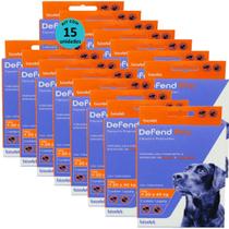 Defend Pro Cães 21 a 40Kg Prevenção de Pulgas e Carrapatos em Cães kit Com 15 Defend Pro Cães 21 a 40Kg Prevenção de Pulgas e Carrapatos em Cães kit Com 15