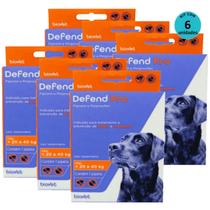 Defend Pro Cães 21 a 40Kg Prevenção de Pulgas e Carrapatos em Cães kit Com 6 Defend Pro Cães 21 a 40Kg Prevenção de Pulgas e Carrapatos em Cães kit Com 6
