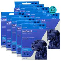 Defend Pro Cães Acima de 40Kg Prevenção de Pulgas e Carrapatos em Cães kit Com 10 Defend Pro Cães Acima de 40Kg Prevenção de Pulgas e Carrapatos em Cães kit Com 10