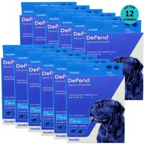 Defend Pro Cães Acima de 40Kg Prevenção de Pulgas e Carrapatos em Cães kit Com 12